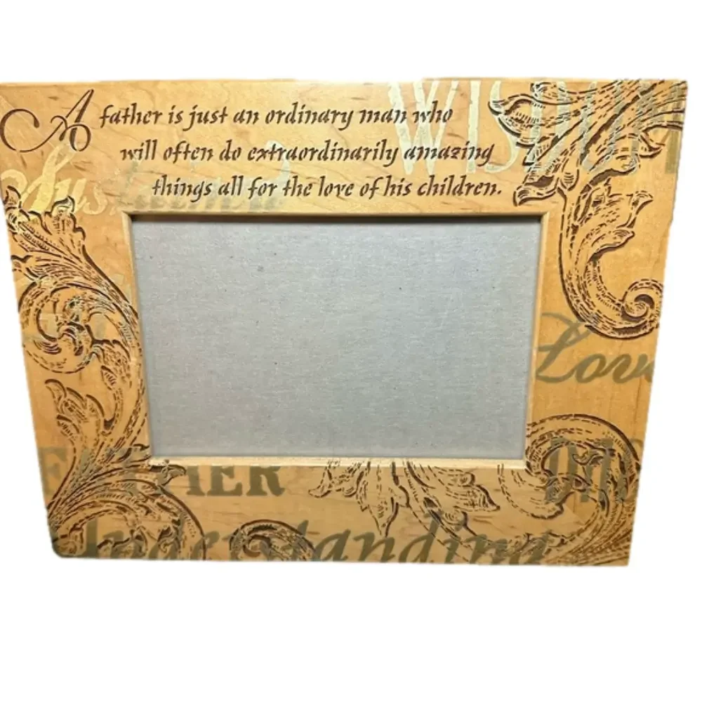 A Father Is…Wooden Frame 6x4 Picture